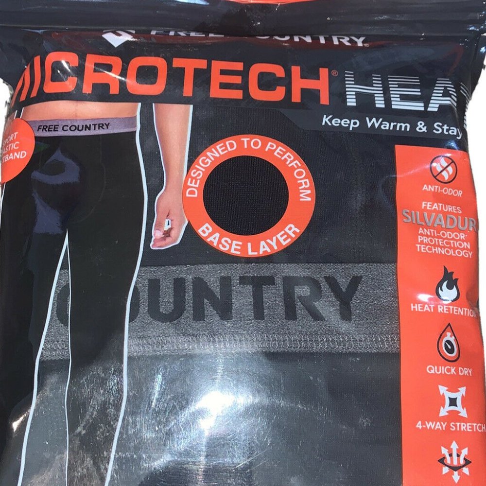 !!NEW!! Men's FREE COUNTRY 2 Pack Microtech Heat Pants Size XL